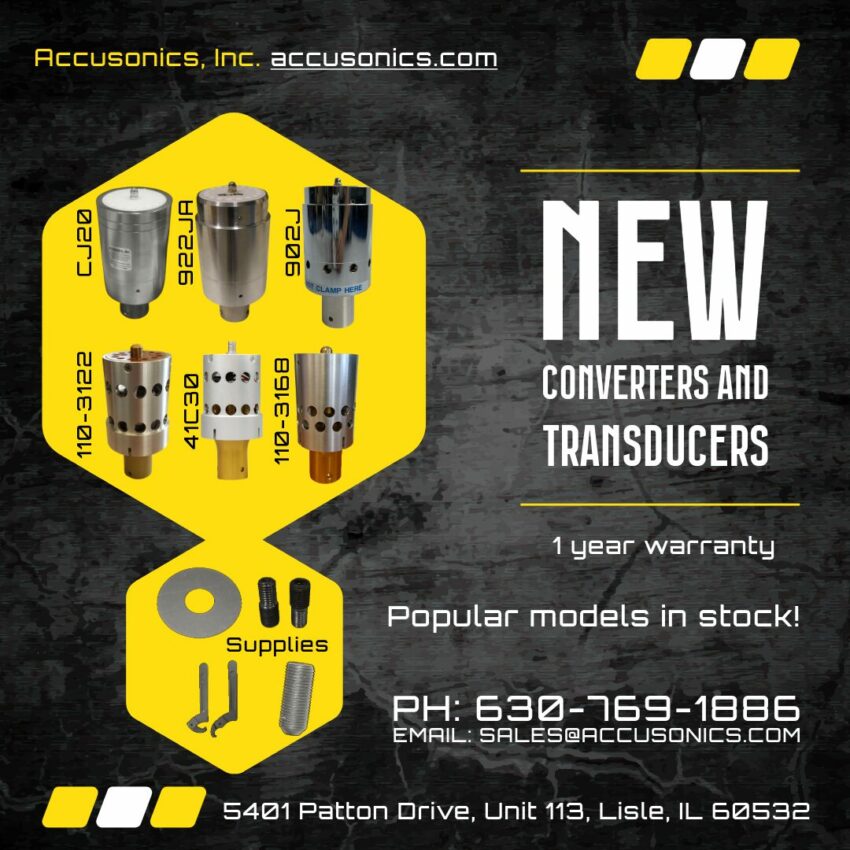 Ultrasonic Converters, Transducers & Supplies